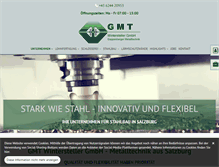 Tablet Screenshot of gmt-stahlbau.at
